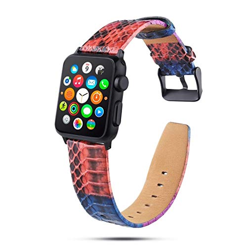 Bracelet Apple Watch peau de serpent pour remplacer le silicone