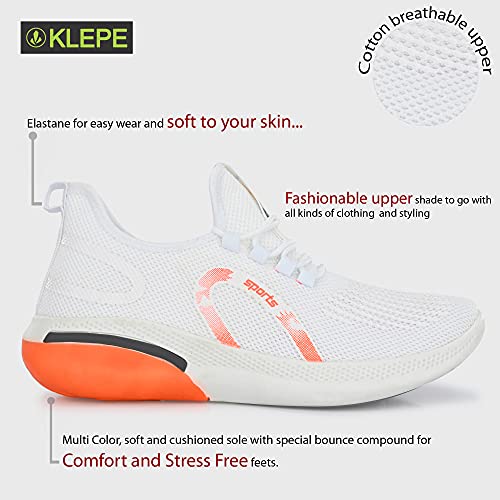 Image of Klepe Black Red Running Shoes