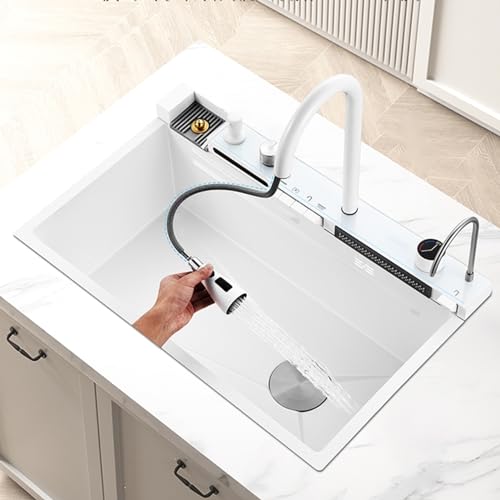 Évier double cascade en acier inoxydable 304 multifonction