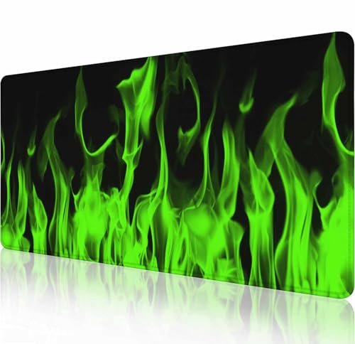 マウスパッド オフィスデスクマット 大型ゲーミングキーボードパッド ステッチエッジ 洗濯可能 滑らかな表面コントロール & 正確 拡張コンピューターマウスマット (31.5 x 11.8インチ) - ブラック コズミックコンステレーションマジック