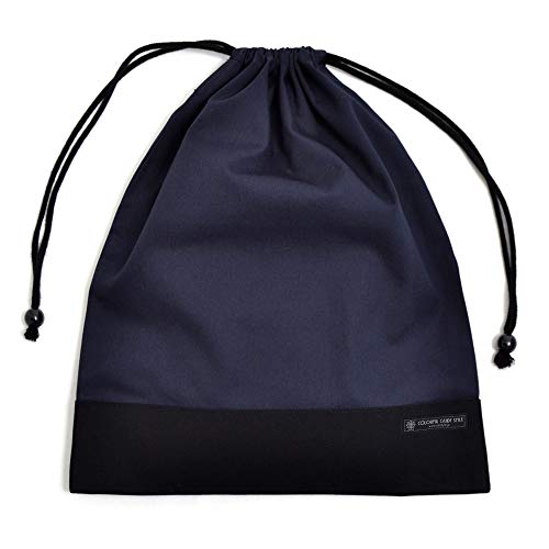 体操服袋 男の子 女の子 巾着袋 大 体操服入れ 小学生 お着替え袋 大きめ ディープネイビー カラフルキャンディスタイル N3367700