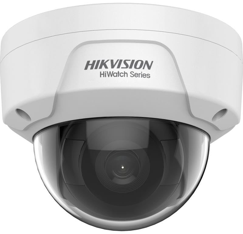 Hikvision (HWI-D120HA Telecamera IP Domo, antivandalo da esterno, 2 MP, PoE, 2,8 mm, Smart IR30 m.