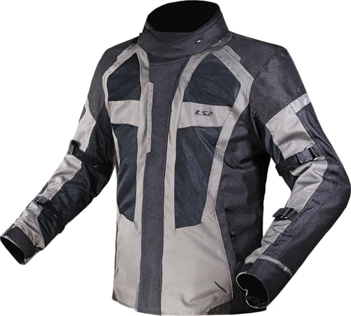 Veste moto LS2 Scout Man homme contre la pluie blouson routier rembourré noir