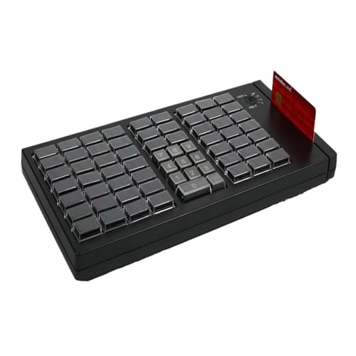 Caja registradora, Teclado de caja registradora de supermercado 66 Teclado de caja registradora, Dispositivo de caja registradora de membrana programable sin teclado de programación Para pequeñas empr