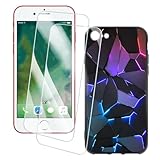 【Kit Complet Tout-en-Un】Comprend 1 coque artistique + 2 verres trempés + kit de nettoyage. Installation facile avec adhésion sans bulles et autocollants anti-poussière inclus