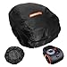 Saking Robot Lawn Mower Cover Waterproof, 500D Heavy Duty Wire Free Automatic Robotic Lawnmower Protective Cover, Smart Mowing Machine Cover with Drawstring & Buckles,32x24x17 in, Black