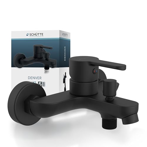 Schütte Denver 44306 Wannenfüllarmatur Schwarz