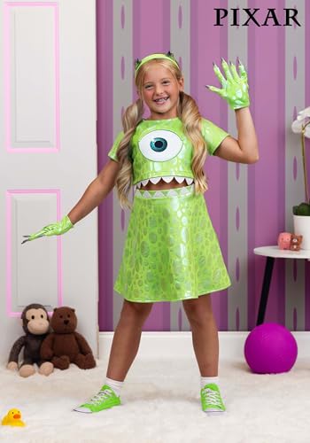 Disfraz Monsters, Inc. Mike Wazowski para Niñas miniatura 2
