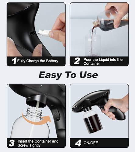 Image of Spray Tan Machine, Gun Portable & Cordless, Lightweight & Even Atomization | Spray Tan Machine, Spray Tan Gun for At Home Spray Tan Travel Beach Salon DIY Mobile Use, One-Touch Operation, Type-C Charge