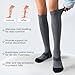 Isunie Anti-slip Compression socks for Women Men 20-30mmHg Knee High 1 Pairs for Running, Athletic All Day Wear