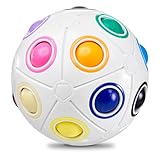 CUBIDI® Original Big Rainbow Puzzle Ball I Brain Teasers for Kids Ages 6-10 I for Boys and Girls 6+ Years I Ideal Travel Toy for Children | Fidget Puzzles for Adults