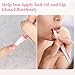 50 Pack Empty Cuticle Oil Pen 3ml Refillable Transparent Twist Pens, Empty Nail Oil Pen with Brush Tip, Eyelash Growth Liquid Tube, Cosmetic Lip Gloss Container for Applicators