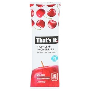 That’s it, Apple + Cherry Fruit Bar, 1.2 Ounce