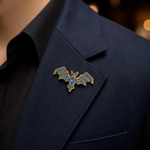 Image of Animal Brooch for Men Vintage Metal Wildlife Lapel Pin Suit Jacket Badge Fashion Accessories for Men