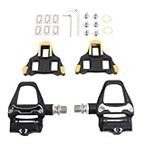 [Compatibilité]: Conçu pour le fil de vélo standard, ces pédales auto-verrouillables garantissent une attache stable et sécurisée pour chaque trajet, offrant la confiance et la sécurité pendant le pédalage.
