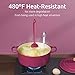 U-Taste Silicone Spatula Set with 480 Degrees Fahrenheit Heat Resistant (Red)
