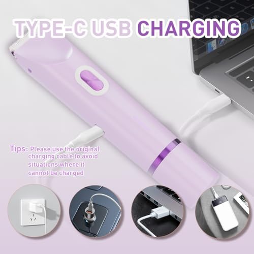 Bikini Trimmer for Women,2-in-1 Electric Razors for — shown in a real home setting for scale