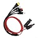 4-In-1 Solar Panel Connector Splitter, 12AWG Hauptkabel Mit XT60/DC5521/DC7909/Bipolar, Kompatibel Mit Jackery/EcoFlow/Anker Powerstation