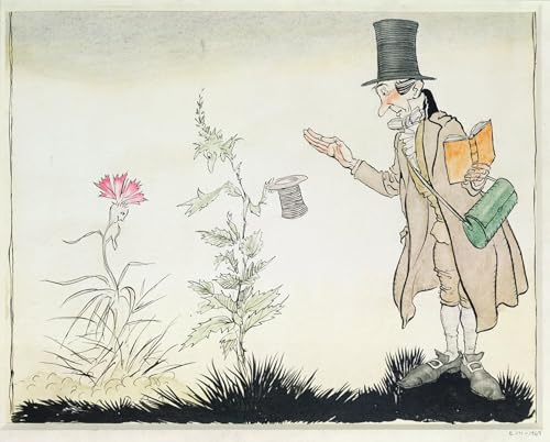 Affiche Artistique Arthur Rackham Ada Little Flowers pour un Salon Poétique