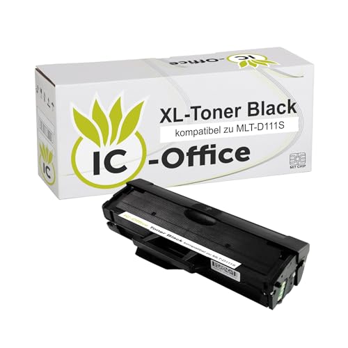IC-Office MLT-D111S Toner Kompatibel für Samsung MLT-D111S MLT-D111L D111S D111L für Samsung Xpress M2070 M2070W M2070FW M2026W M2026 M2020 M2022W M2022 M2020W M2070F 1er-Pack