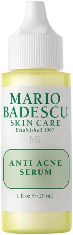 Mario Badescu Anti Acne Serum for Combination & Oily Skin | Clarifying Gel-Serum that Tackles Clogged Pores | Formulated with Salicylic Acid and Glycerin
