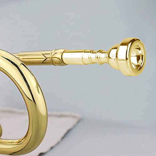 Gold Trumpet Mouthpiece 7C 5C 3C Trumpet Mouthpiece Set with Box Cleaning Cloth Compatible with Yamaha Bach Conn King Musical Instruments for Beginners and Professional Players 3Pack by Eison - Image 3
