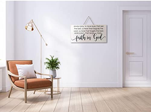 Pottelove Always Pray To Have Eyes That See. Faith In God Wood Sign #TOP3