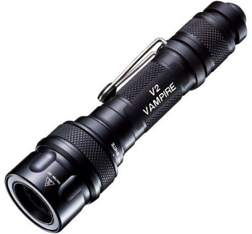 【美品】SUREFIRE V2 VAMPIRE LED懐中電灯 ヴァンパイア SUREFIRE V2 バンパイア IR/WHITE LED tactical flashlight