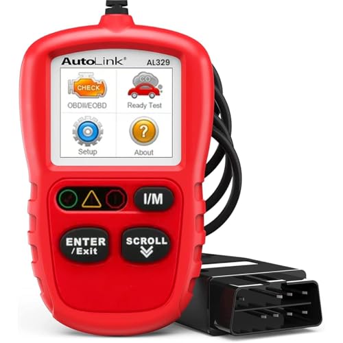 Autel Leitor de código Autolink Al329 (atualizado AL319) Scanner OBDII
