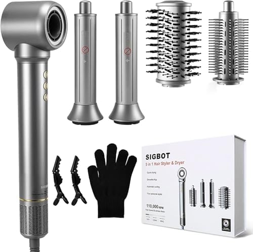 5-in-1 hair dryer brush full kit