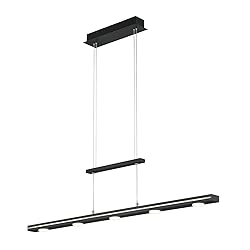 Offerta Trio Leuchten Lacal 379190732 - Lampadario a sospensione LED, in metallo nero opaco, con 7 LED da 3,5 Watt, 4 ingressi in sconto oggi