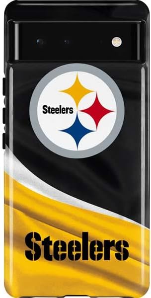 Skinit Pro Phone Case Compatible with Google Pixel 6 - Officially Licensed NFL Pittsburgh Steelers Design