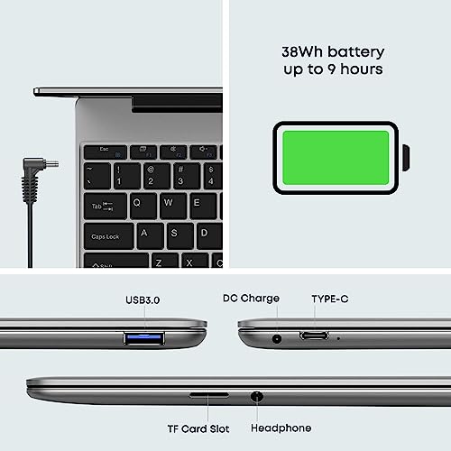 Chuwi Windows 11 Laptop With 8Gb Ram 256Gb Ssd, 14 Inch 2K Ips Display, Intel N5100 Quad Core Processor, Wifi 6, Backlit Keyboard, Usb-C, Ultra Thin And Light Notebook Computer (Gemibook Pro) #TOP7