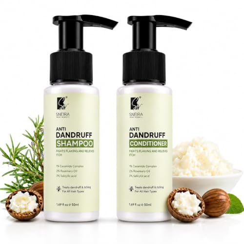 Image of Anti-Dandruff Shampoo & Conditioner Combo 100 ml, Advanced Scalp Care, Fights Dandruff, Soothes Itchy Scalp & Strengthens Hair Upto 98% Dandruff Helps With Itching For All Hair Type, Unisex