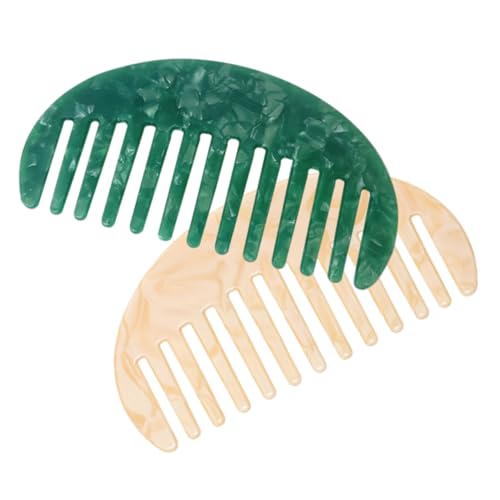 ADOCARN 2個 コーム 髪の絡 消する 性用コーム カー ウェット ヘア 醋 で ズ