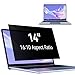 Blickschutzfilter für Laptop 14 Zoll 16:10 Sichtschutz, Blickschutzfolie Anti Blaulicht Blendschutz, Abnehmbarer Displayfilter Sichtschutzfilter Kompatibel mit Lenovo/HP/Dell/Acer/Samsung...