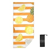 Sin arena: nuestras toallas para adultos mantienen la arena donde pertenece, debajo de tus pies, no en tu bolso. Con una innovadora tecnología de toalla de microfibra de gofre, estas toallas de playa sin arena repelen la arena sin esfuerzo, asegurando una experiencia de playa sin complicaciones.