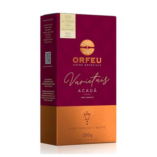 Café Acauã Orfeu Torrado e Moído 100% Arabica, 250g