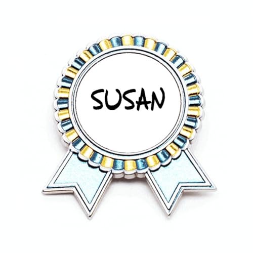 Broche Susan personnalisée en métal M une idée cadeau unique pour femme