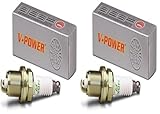 NGK (7990) BKR6EYA V-Power Spark Plug, Pack of 2