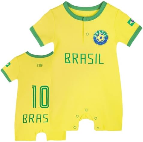 Cnins Bebê-Unissex Macacão Brasil Para Recém-Nascidos, Camisa De ...