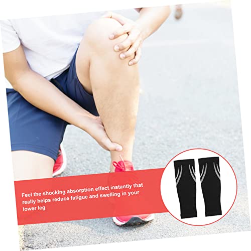 NOLITOY 2 Pares De Mangas De Compressão Para Panturrilha Proteção Para Panturrilha Meias Esportivas