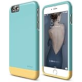 iPhone 6S Plus Case, elago [Glide Cam][Coral Blue / Creamy Yellow] - [Mix and Match][Premium Armor][True Fit] – for iPhone 6S Plus Only