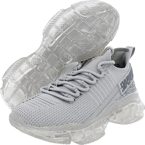 Steve Madden Women's Maxima Sneaker, Grey Multi, 6.5