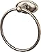 Top Knobs ED5GBZC Bath Edwardian Collection 2.5 Inch Towel Ring with Oval Backplate, German Bronze Finish