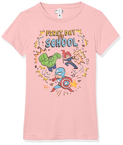 T-shirt Marvel fille manches courtes fini les vêtements fragiles d'enfants
