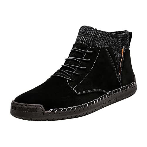 Baskets décontractées en grande taille pour homme en noir pointure 45 47