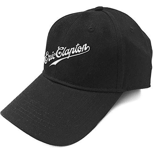 Eric Clapton Casquette De Baseball Script Logo Nouveau Officiel Noir Unisex Size One Size
