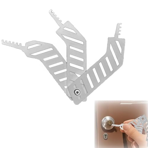 Lock Picking Kit, Portable Lock Pick Set for Beginners, Lockpicks Tools for Gym Lockers, Fence Gates, Toolbox Maintenance, Emergency Access (1 Piece)