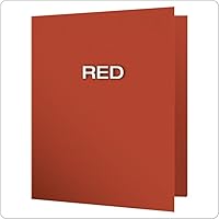 Vista 5 de Earthwise Fólders individuales, tamaño carta, natural, 25 por caja (78542), Rojo